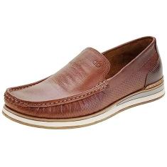 Mocassim Denim Flow Conhaque/Marrom-Conhaque-42
