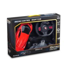 Carrinho Racing Control Raptor Vermelho Multikids - BR1336 BR1336