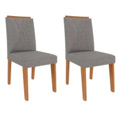 Conjunto 2 Cadeiras Nicole 100  MDF Cimol