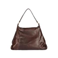 Bolsa saco grande de couro liso Cris-Feminino