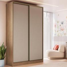 Guarda Roupa Modulado Requinte com 2 Portas de Correr - Macadâmia/Duna