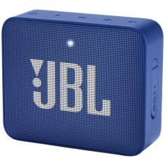 Caixa de Som Bluetooth JBL GO 2 com 3W Classificação IPX7 À prova d’água USB e até 5 horas de bateria - Azul