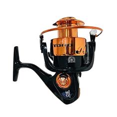 Molinete Pesca Pesada Tamanho Grande Maruri Toro 9000 6 Rolamentos Laranja