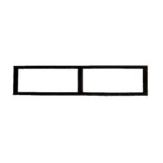 Caixilho Para Grelha Ferro Fundido Captação Esgoto 20x50cm