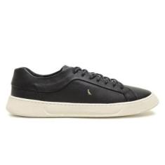 Tenis Masculino Reserva ASHER RE Casual Couro Preto-Masculino