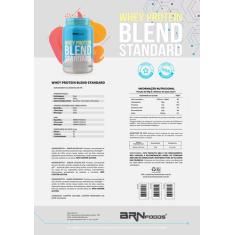 Kit Whey Protein Blend 900G + Glutamina 300G + Bcaa 100G Tangerina - B