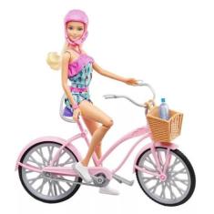 Barbie Boneca Com Bicicleta Ftv96 - Mattel