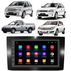 Kit Multimidia Android Vectra Meriva 03 05 07 09 10 7 Pol GPS Wifi - E