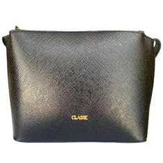 Bolsa Classe Couro Lgítimo Croosbody 2633-2 1J Preto 75