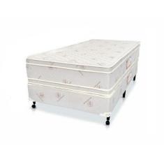 Cama Box + Colchão Castor Solteiro Hotel Collection Fire Retardant Dou