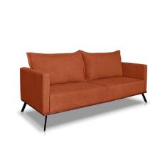 Sofá 2 Lugares Zeus Linho Bouclê Terracota 160 cm - Modern