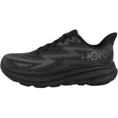 HOKA ONE ONE Tênis de corrida masculino, Preto/preto, 42