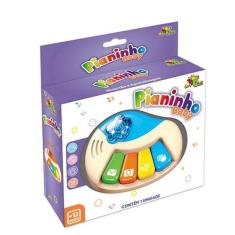 Piano Musical Baby infantil com Luz e som colorido - zein, Verde
