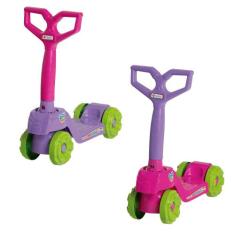 Patinete Infantil Mini Scooty Rosa Modelo Sortido e Único Calesita - 0