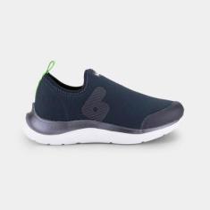 Tênis Infantil Bibi Action Azul com Verde-Masculino