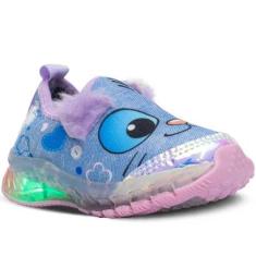 Tênis Infantil Calce Fácil Nº20ao27 Estampado Luz Led 11.93i-Feminino