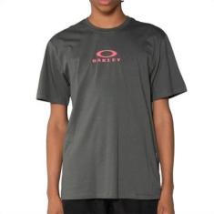 Camiseta Oakley Bark New Tee Masculina-Masculino