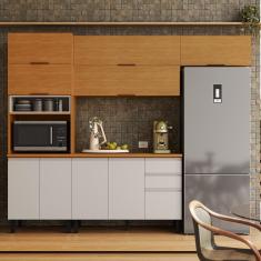 Cozinha Completa Itatiaia Ideale com 4 Peças, 10 Portas, 11 Prateleiras e 2 Gavetas – 270cm de Largura