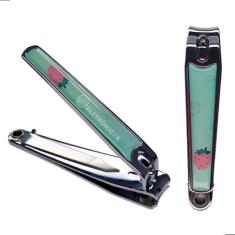 Cortador de Unha Grande Inox Alicate Profissional com Lixa Estampada e