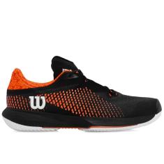 Tênis Wilson Kaos Swift 1.5 - Clay - Saibro - Preto e Laranja