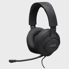 Fone de Ouvido jbl Quantum 100 M2 Headset Gamer Preto Microfone Boom Destacável