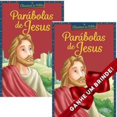 Combo 2 Livros Clássicos da Bíblia: Parábolas de Jesus  Infantil  SBN 