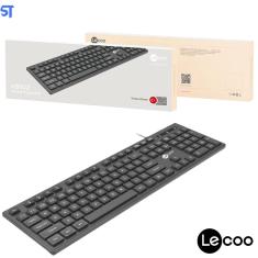 Teclado USB Preto abnt Lenovo Lecoo KB102