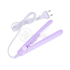 Mini Chapinha Prancha 17Cm Bivolt 110220V Profissional Roxo