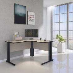 Escrivaninha Mesa Escritório em L Estação de Trabalho 1200 Maxxi 120cm