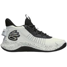 Tenis Under Armour Basquete Curry 3Z7 Branco Preto-Masculino