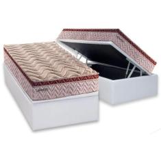 Cama Box Baú Solteiro: Colchão Molas Ensacadas Paropas MasterPocket Es