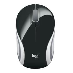 Mini Mouse sem fio Logitech M187 com Design Ambidestro, Conexão USB e Pilha Inclusa - Preto