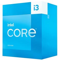 Intel Processador Core i3-13100 Desktop 4 núcleos (4 P-cores + 0 E-cores) 12 MB de cache, até 4,5 GHz