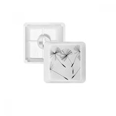 Kit de atualização para jogos PBT teclado mecânico preto cinza branco dente-de-leão