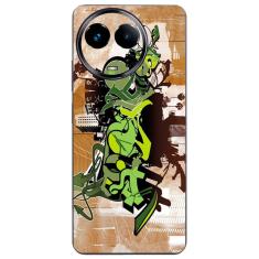 Capa Adesivo Skin072 Verso Para Realme 11X 5G