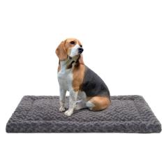 Tapete de cama para cães Exsnugy lavável reversível 90x55cm para 30kg