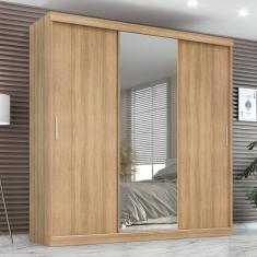 Guarda Roupa Casal Paris 3 Pts Corre 2gav C/ Esp