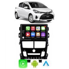 Kit Central Multimidia Android Auto Toyota Yaris 2018 2019 2020 2021 2