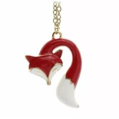 Colar Cordão Gargantilha Raposa Folheado Níquel - Milena Folheados