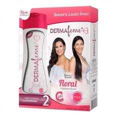 Kit sabonete líquido íntimo dermafeme floral 2 unidades de 200ml - Cim