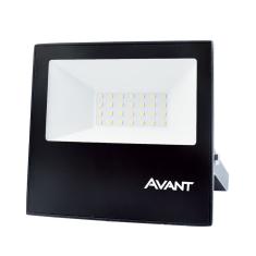 Refletor Avant Led Slim 50W Luz Branco Neutra 4000K Preto Bivolt