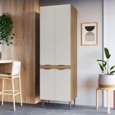 Armário Paneleiro Duplo 4 Portas 62,8cm Veneza Modulada - Delmarco Móv