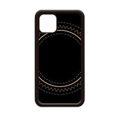 Capa geométrica de padrão circular para iPhone 12 Pro Max para Apple Mini Mobile Case Shell