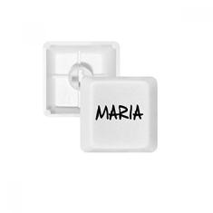 Kit de atualização para jogos com teclado mecânico PBT com nome inglês Maria
