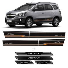 Kit Adesivo Faixa Lateral Spin Activ 14/ + Soleira Protetora - SPORTIN