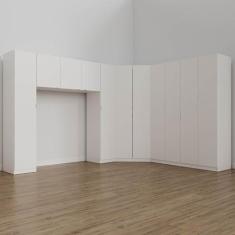 Guarda Roupa Modulado Casal de Canto 11 Portas 5 Peças Hera CabeCasa M