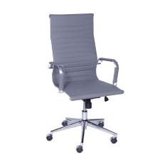 Cadeira de Escritório Presidente Eames Esteirinha I Cinza