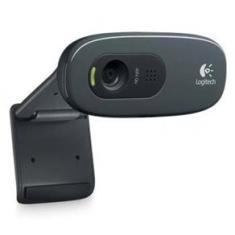 Webcam Logitech C-270 HD 3MP com Microfone Embutido - Preto