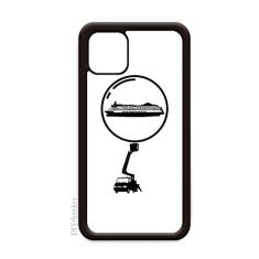 Balloon Ferry Veículo de transporte para iPhone 12 Pro Max Capa para Apple Mini Mobile Case Shell