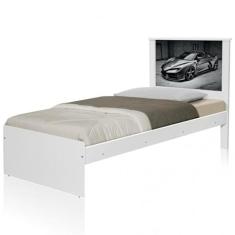 Cama Solteiro Carro Sport Chumbo